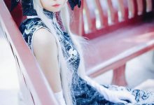 黑丝旗袍美女cosplay缘之空春日野穹图片-美图岛