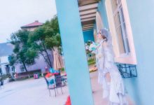 白丝美腿洛天依花嫁cosplay性感图片-美图岛