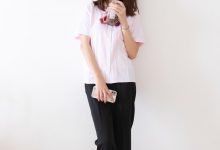 BoBoSocks袜啵啵 积分限定作品043 小甜豆-校服、平底布鞋、白棉袜、裸足-美图岛