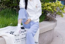 BoBoSocks袜啵啵 积分限定作品048 焦糖-板鞋、白棉袜、裸足-美图岛