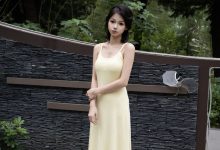 足愉心 No.086 萌黄（搭配：白色连衣裙、白色板鞋、白色棉袜、裸足）[120P2V-12.6GB]-美图岛
