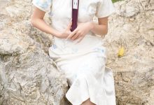 足愉心 No.133 夏沫(搭配:黑色板鞋、白色棉袜、肉色丝袜)-美图岛