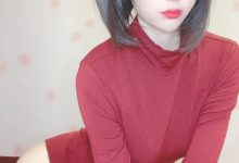 西园寺南歌 – NO.057 红色毛衣-美图岛