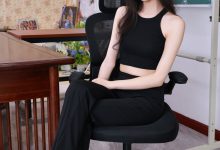 甜予摄影 No.303 露露-长筒鞋、白袜、裸足-美图岛