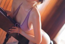 李素英leeesovely - Purple Swimsuit-美图岛